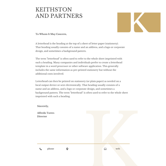 Letterhead Design