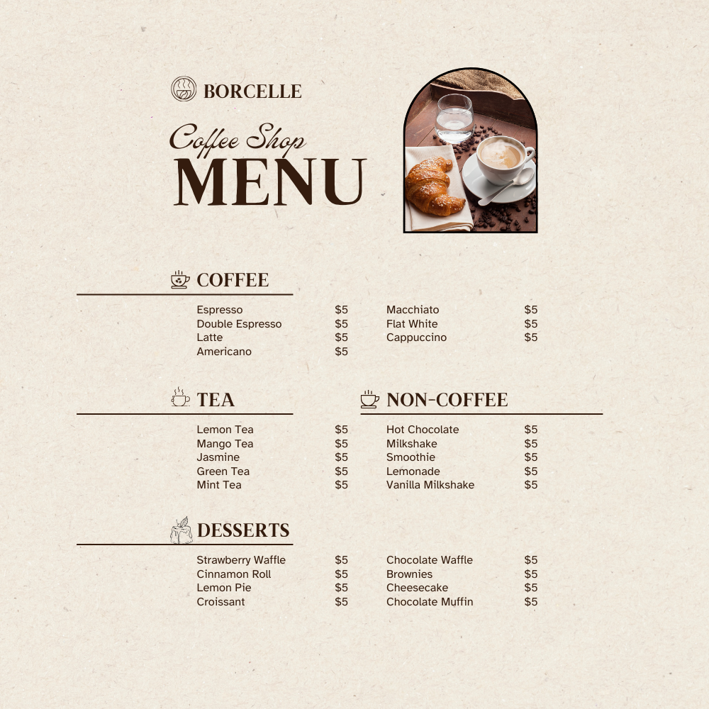 Menu Design